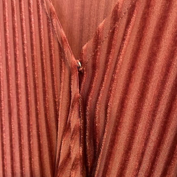 Anthropologie Sunday in Brooklyn Rose colored wrap Dress. NEW cond.. SZ Large - Picture 6 of 7